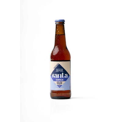 Santa Cerveza 0,0 Tostada 33 cl Caja 12u