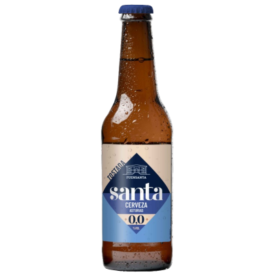 Santa Cerveza 0,0 Tostada 33 cl Caja 12u